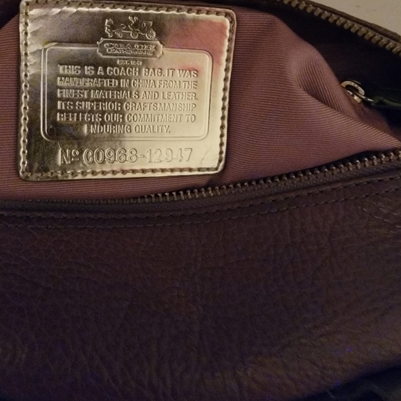 Coach Gray Satchel Bag. - Picture 8 of 9